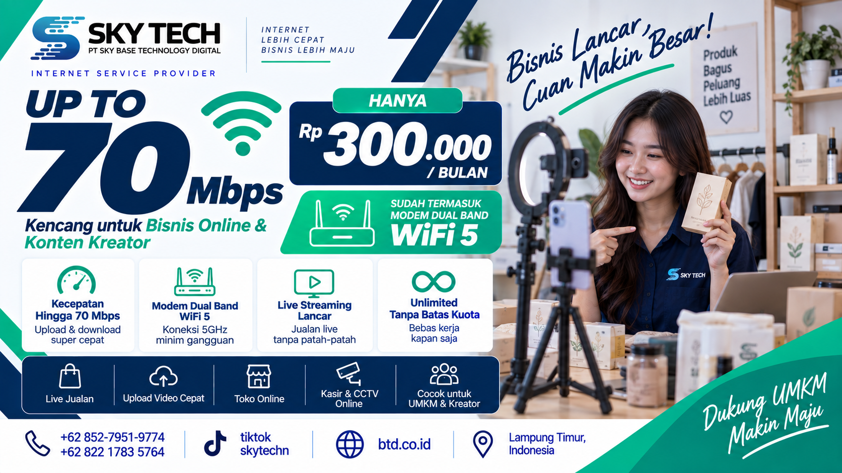 SKY HOME 70 Mbps